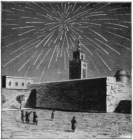 A Great Shower of Shooting Stars