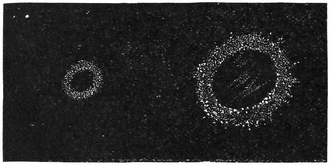 The Ring Nebula in Lyra, under Different Telescopic Powers