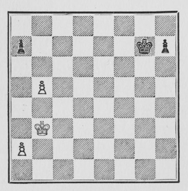 White: King b3, Pawns a2, b5. Black: King g7, Pawns a7, h7.