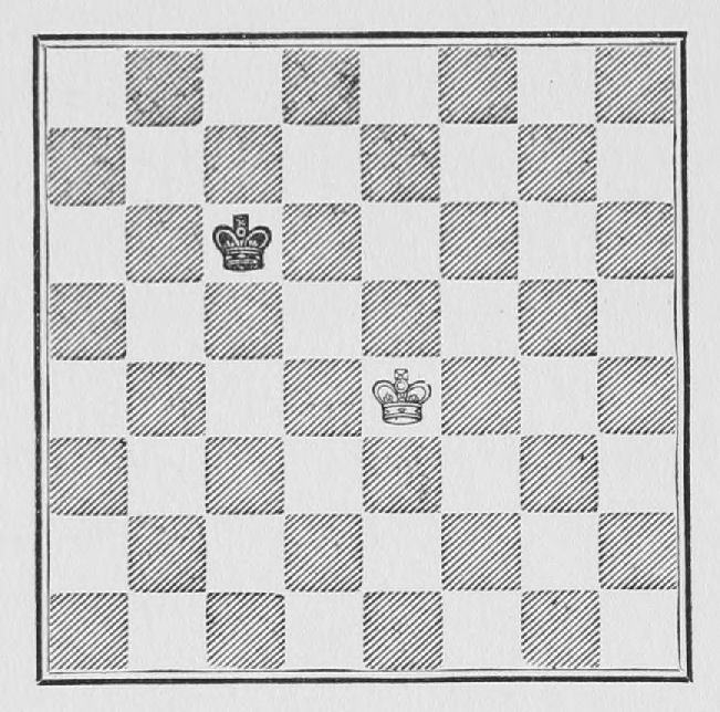 White: King e4. Black: King c6.