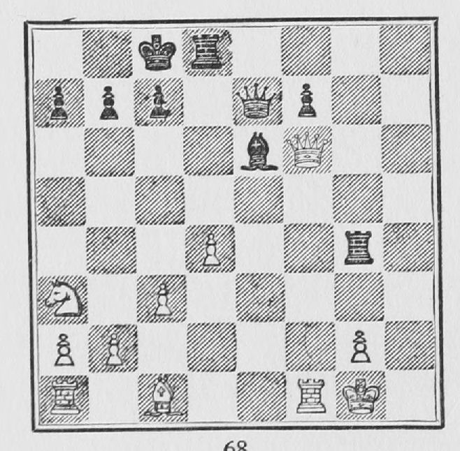 White: King g1, Queen f6, Rooks a1, f1, Bishop c1, Knight a3, Pawns a2, b2, c3, d4, g2. Black: King c8, Queen e7, Rooks d8, g4, Bishop e6, Pawns a7, b7, c7, f7.