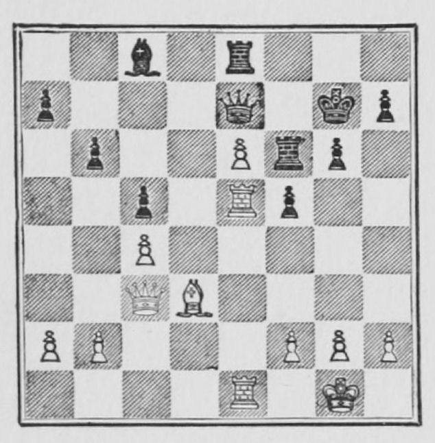 White: King g1, Queen c3, Rooks e1, e5, Bishop d3, Pawns a2, b2, c4, e6, f2, g2, h2. Black: King g7, Queen e7, Rooks e8, f6, Bishop c8, Pawns a7, b6, c5, f5, g6, h7.