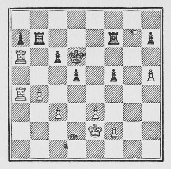 White: King e2, Rooks a6, a4, Pawns b4, c3, e3, f2, h5. Black: King d6, Rooks b7, f7, Pawns a7, c6, d5, f5, h7.