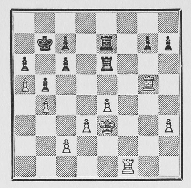 White: King e3, Rooks g5, f1, Pawns a5, b4, c2, d3, e4, h3. Black: King b7, Rooks e7, e6, Pawns a6, b5, c7, c6, g7, h7.