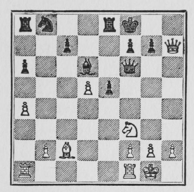 White: King g1, Queen h7, Rooks a1, f1, Bishop c2, Knight f3, Pawns a4, b2, d5, f2, g2, h2. Black: King f8, Queen f6, Rooks a8, e8, Bishop d6, Knight b8, Pawns a6, c7, e5, f7, g7.