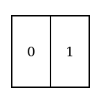 The upper half of the smaller Diagram, No. 5 left and No. 6 right, with a grey counter in No. 5 and a red counter in No. 6.
