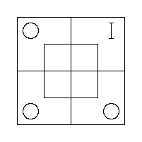 The Triliteral Diagram for "All m′ are x" and "All m′ are y′".