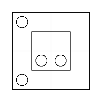 The Triliteral Diagram for "No m are x′" and "No y are m′".
