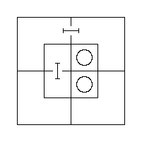 The Triliteral Diagram for "Some x are m′" and "All m are y".