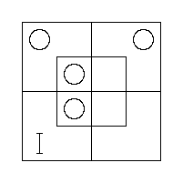The Triliteral Diagram for "No m′ are x" and "All y are m′".