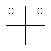 The Triliteral Diagram: no xm′ exist, and some y′m′ exist.