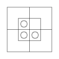 The Triliteral Diagram: no x′m exist, and no ym exist.