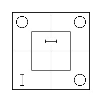 The Triliteral Diagram: all x are m, and all m′ are y.