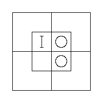 The Triliteral Diagram: no xm exist, and no y′m exist.