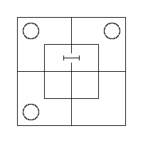 The Triliteral Diagram: all x are m, and no ym′ exist.