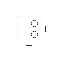 The Triliteral Diagram: some x′m′ exist, and all y′ are m′.