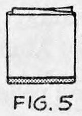 Fig. 5. — A small folded square packet of paper, the final fold of the paper.