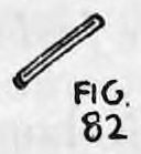 Fig. 82. — A tiny rolled cylinder, the bill rolled up as tight as possible, with its label beside it.