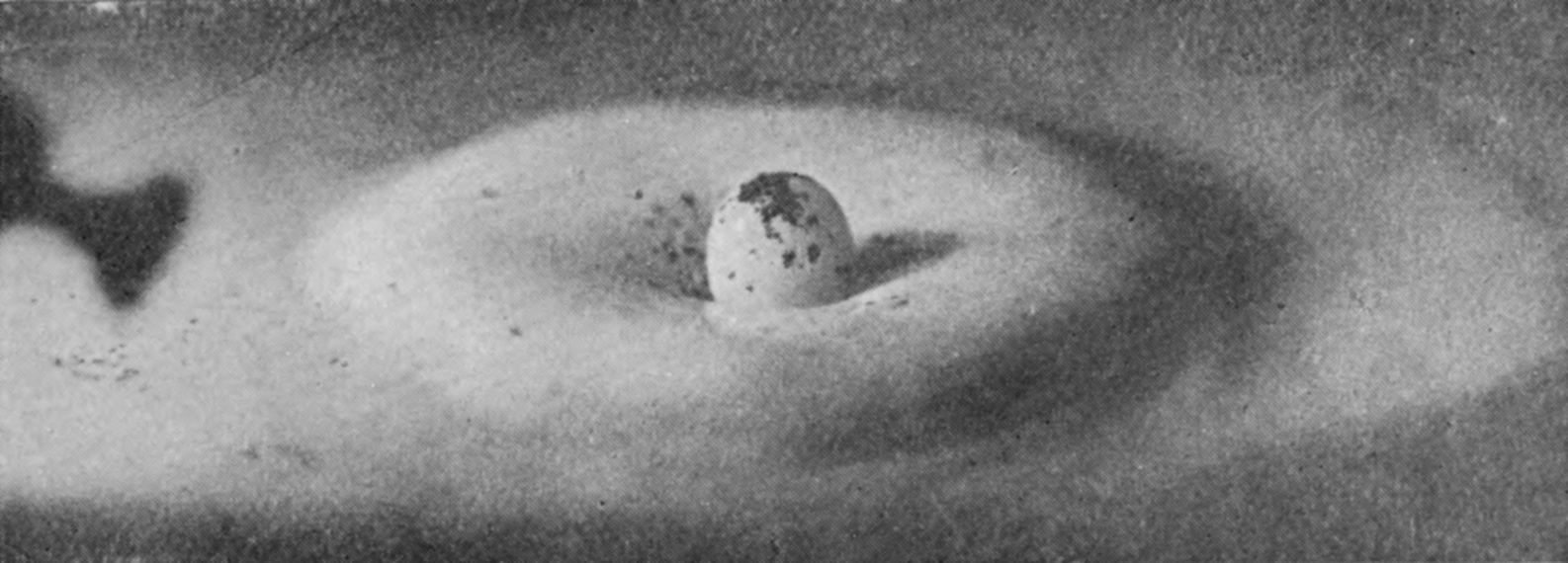 18 0·197 sec. — The column has sunk to an egg-shaped lump sitting in a shallow hollow at the centre of the wide cake, whose edge makes the first ripple.